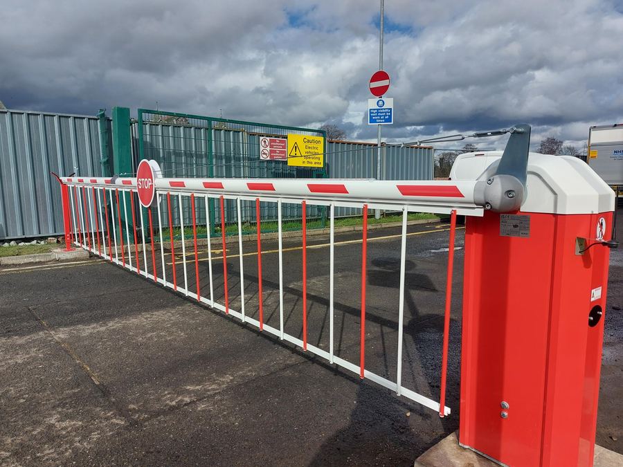 Automated gate installed by INET Fire & Security