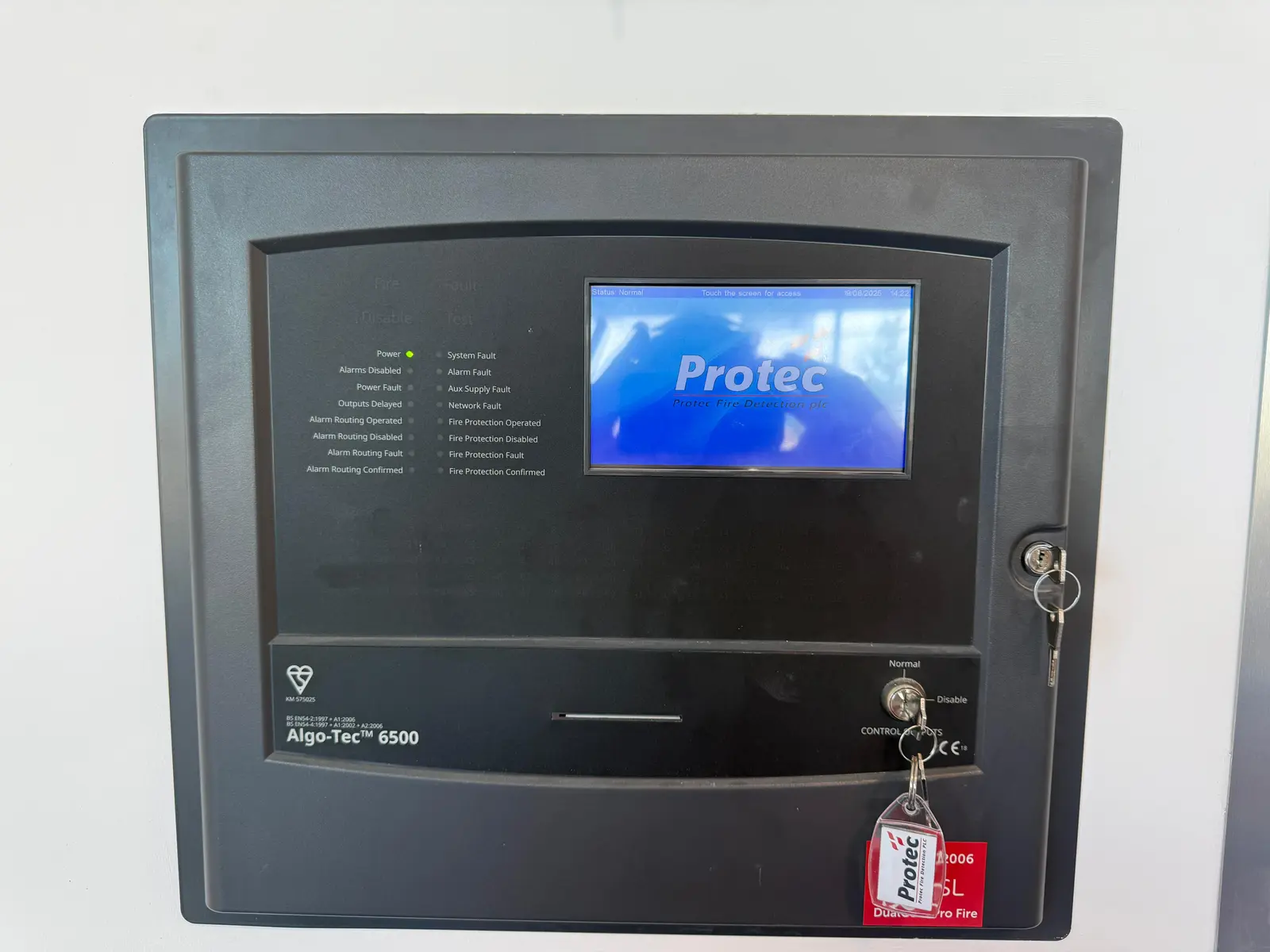 Protec fire alarm control panel